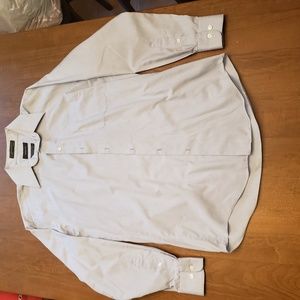 Light blue button down